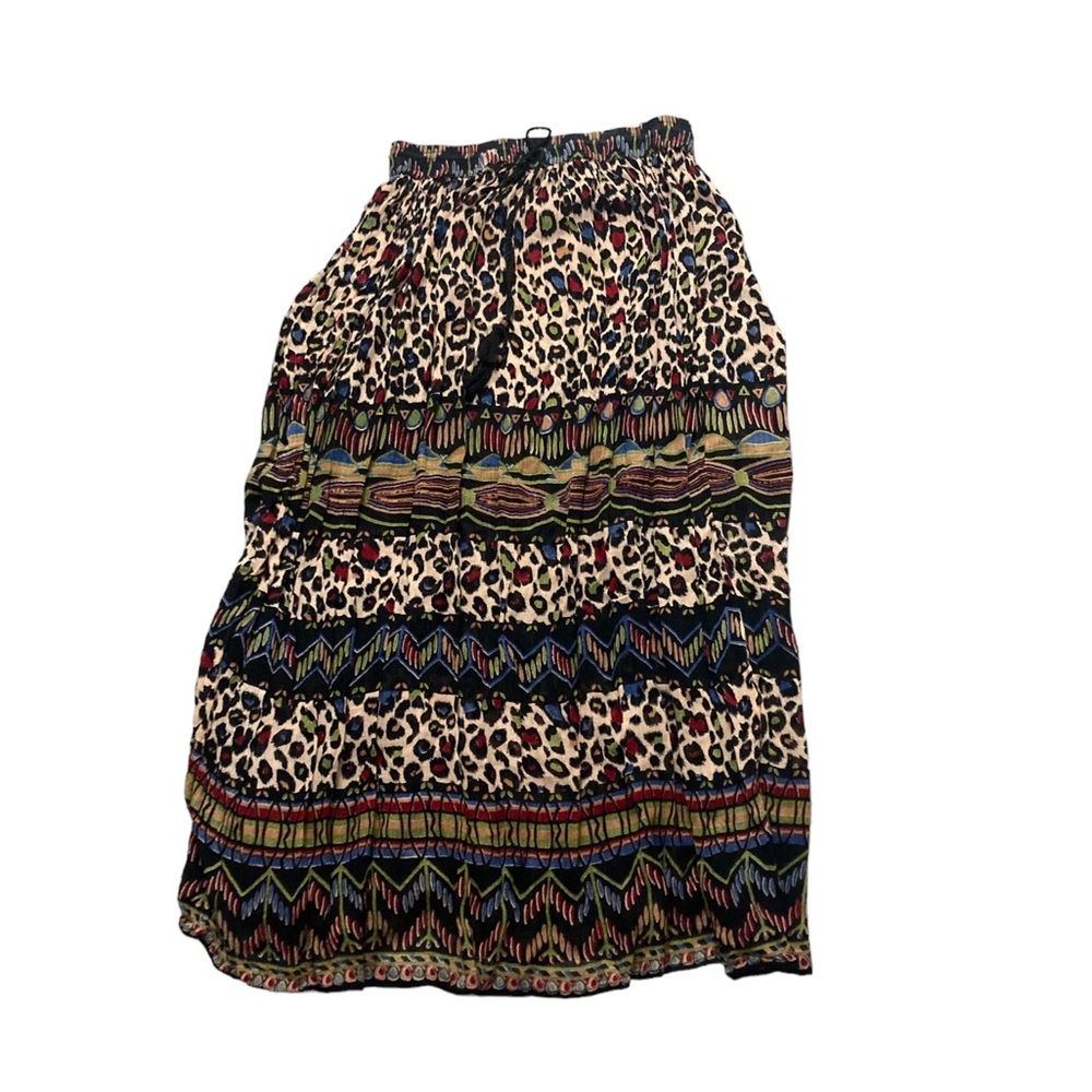 Sol Leopard Print Skirt-Gauzy and Beautiful